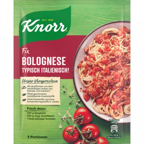 Knorr Fix Bolognese Typisch Italienisch! 42g