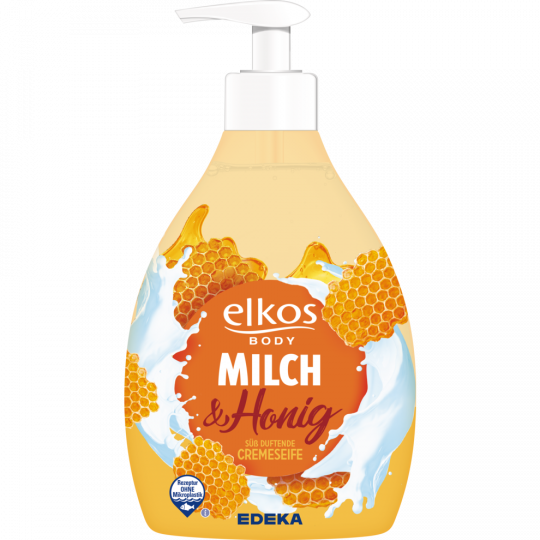 elkos Flüssig Seife Milch & Honig 500 ml