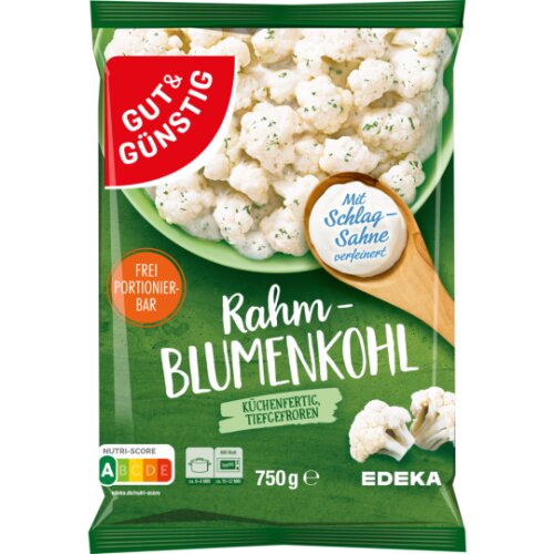 Gut & Günstig Rahm-Blumenkohl 750g