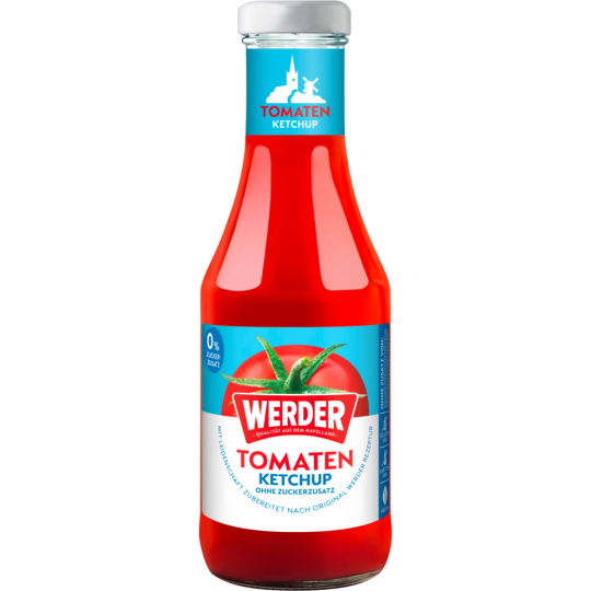 Werder Tomatenketchup 0% Zuckerzusatz 450ml