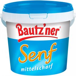 Bautzner mittelscharfer Senf 1l