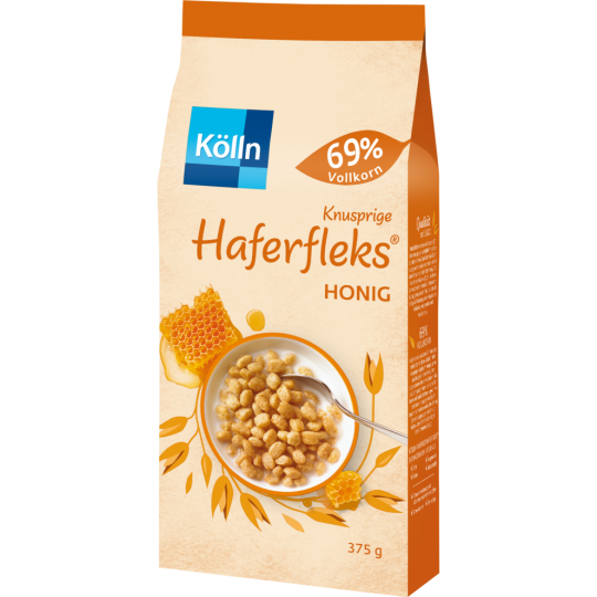 Kölln Haferfleks Honig 375g