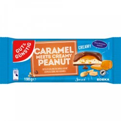 Gut & Günstig Caramel Peanut  190g