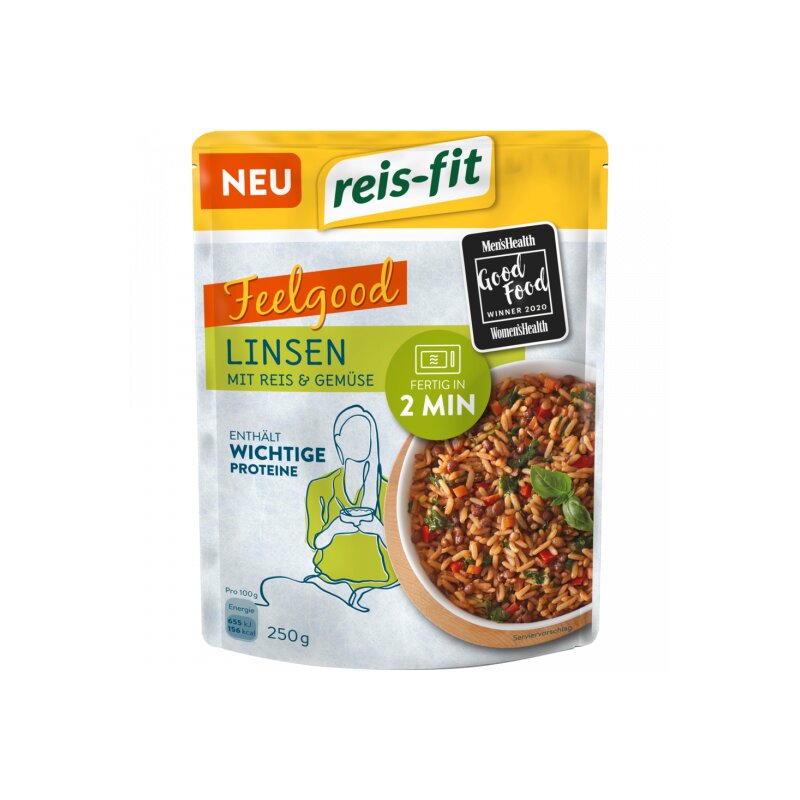 Reis-Fit Linsen Gem.&Reis 250g - | Lebensmitt Lebensmittel-Versand.eu
