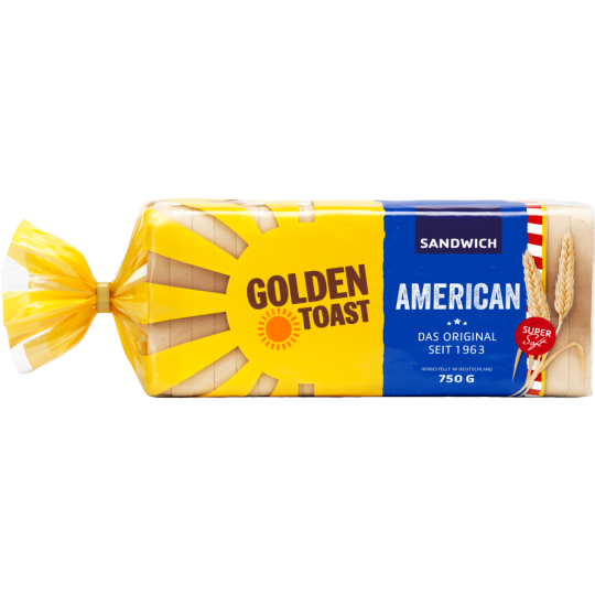 Golden Toast American Sandwich 750g