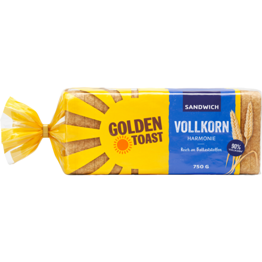 Golden Toast Vollkorn Sandwich 750g