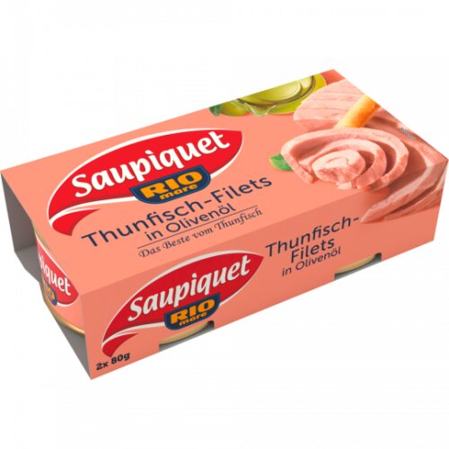 Saupiquet Thunfisch Filet in Olivenöl 2x80g