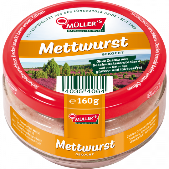 Müllers Mettwurst 160g