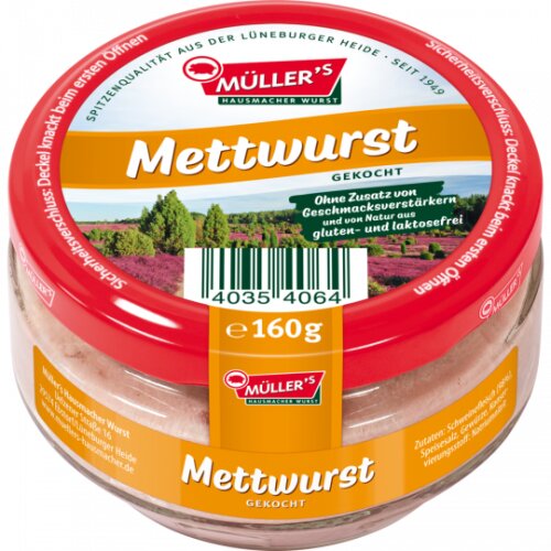 Müllers Mettwurst 160g