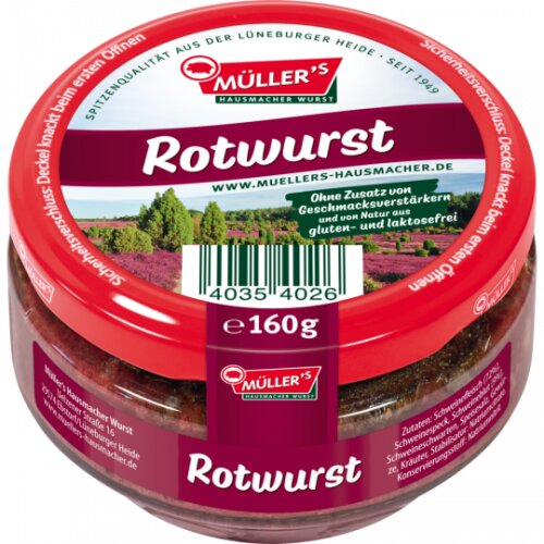 Müllers Rotwurst 160g