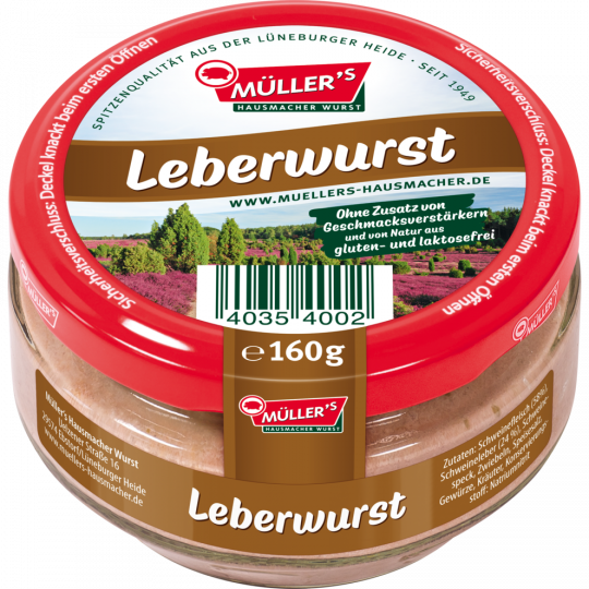 Müllers Leberwurst 160g