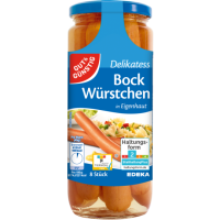 Gut & Günstig Delikatess Bockwürstchen 8ST...