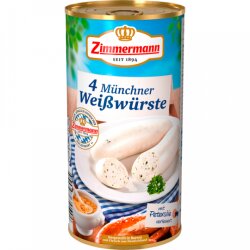 Zimmermann Münchner Weisswurst 4er 530g