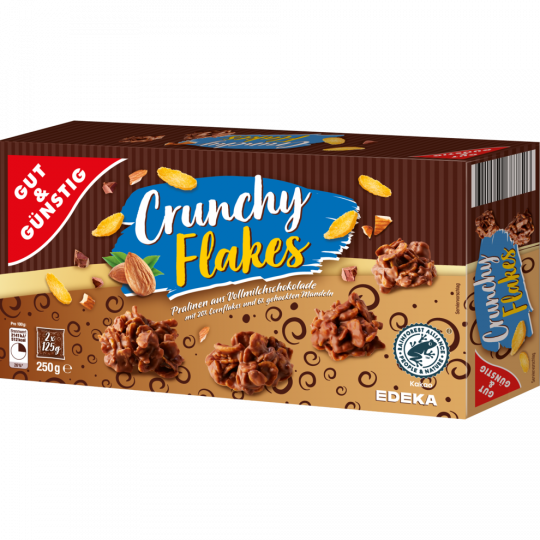 Gut & Günstig Crunchy Flakes Vollmilch 250g
