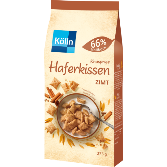 Kölln Knusprige Haferkissen Zimt 275g