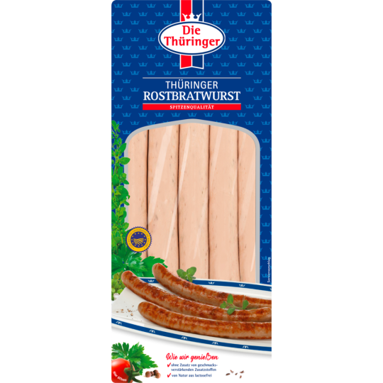 Original Thüringer Rostbratwurst XXL 5=500g