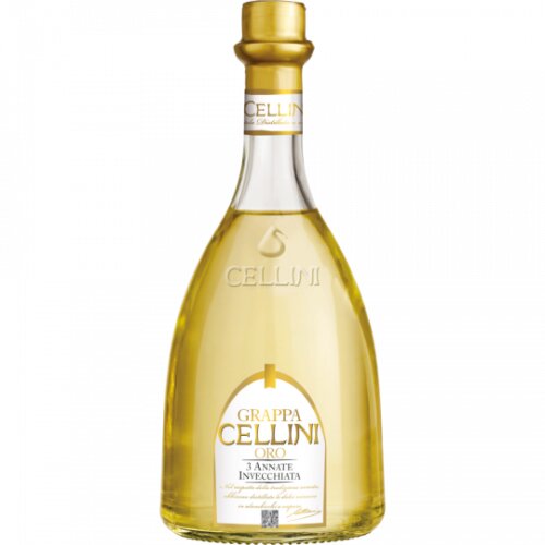 Cellini Grappa Oro 38% 0,7l