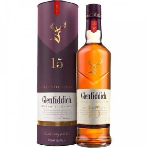 Glenfiddich Single Malt Scotch Whisky 15 Years 40% GP 0,7l