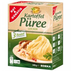 Gut & Günstig Kartoffel-Püree 3x4 Portionen...