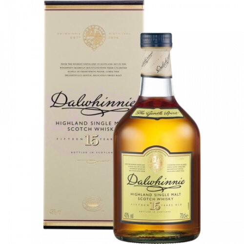 Dalwhinnie Highland Single Malt 15 Years Old 43% in Geschenkpack.0,7l