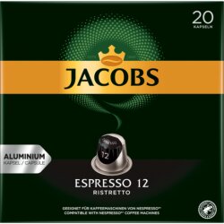 Jacobs Espresso Kapseln 12 Ristretto 20ST 104g