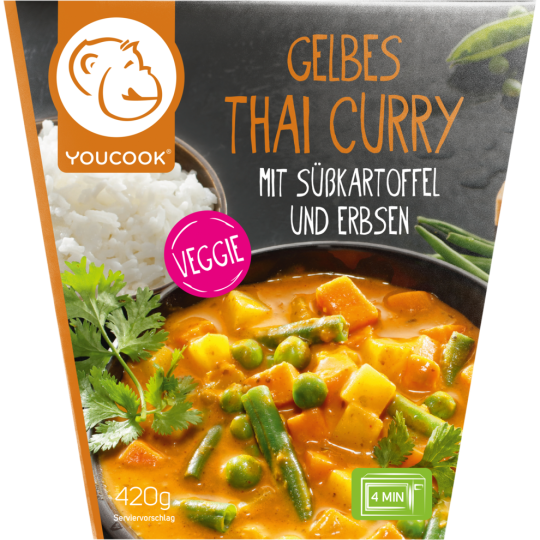 Youcook Gelber Thai Curry vegan 420g