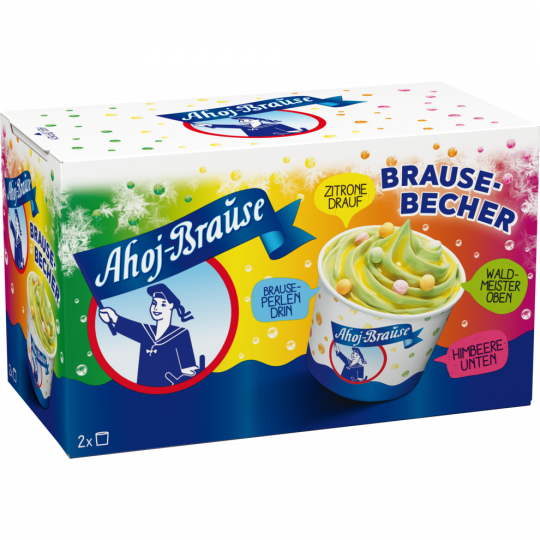Ahoj-Brause Himbeer Waldmeister 2x140ml