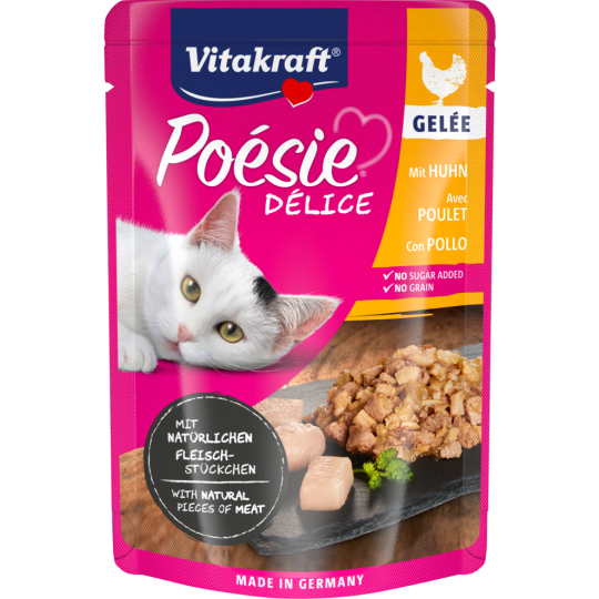 Vitakraft Poesie Delice Gelee Huhn 85g