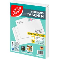 Gut & Günstig Versandtasche weiß B4