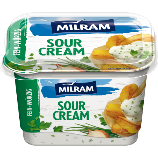 Milram Sour Cream Family Pack 379g