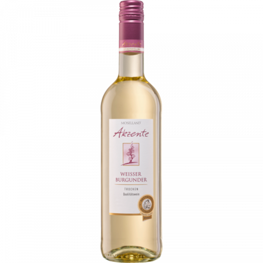 Moselland Akzente Weisser Burgunder QbA trocken 0,75l