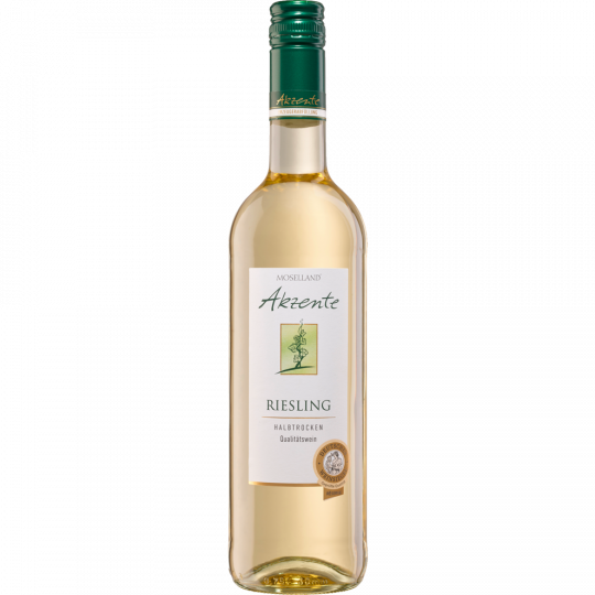 Moselland Akzente Riesling QbA halbtrocken 0,75l