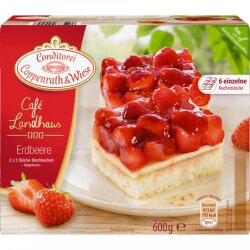 C&W Erdbeer Blechkuchen 600g