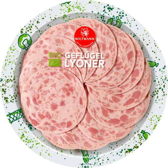 Wiltmann Bio Geflügel Lyoner grob 80g
