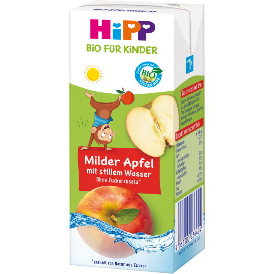 Bio Hipp Apfelsaft/Wasser200ml