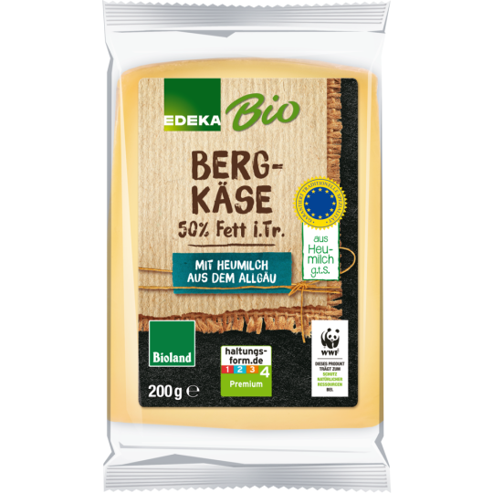 Bio EDEKA Bergkäse Heumilch 50% 200g