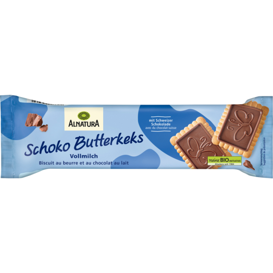 Bio Alnatura Schoko Butter Keks Vollmillch 130g
