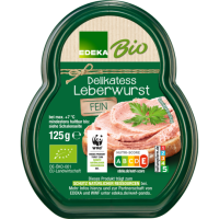 EDEKA Bio Leberwurst fein 125g