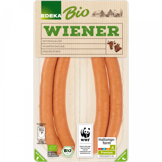 EDEKA Bio Wiener Würstchen 200g