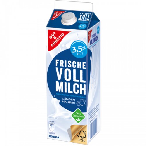 Gut & Günstig Frische Milch 1l