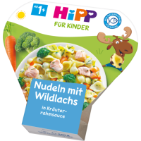 Bio Hipp Nudeln&Lachs 250g