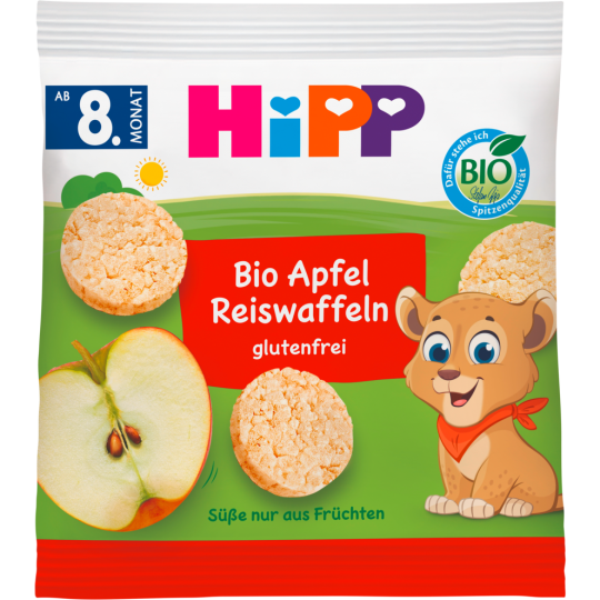 Bio Hipp Apfel Reiswaffel 30g