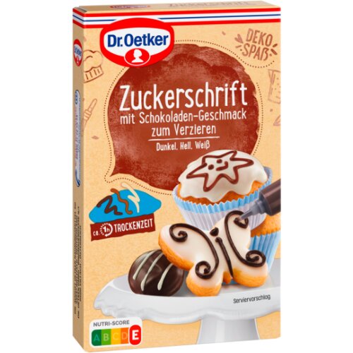 Dr.Oetker Zuckerschrift Schokolade 75g