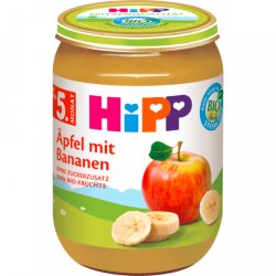 Bio Hipp Äpfel mit Banane 190g
