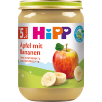 Bio Hipp Äpfel mit Banane 190g