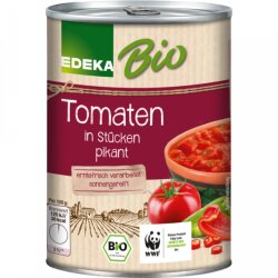 Bio EDEKA Tomaten gehackt pikant 400g