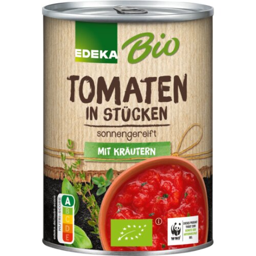 Bio EDEKA Tomaten gehackt Kräuter 400g