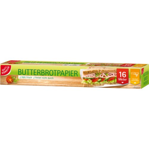 Gut & Günstig Butterbrotpapier 28cmx16m