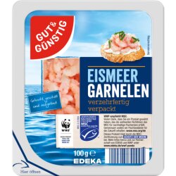 Gut & Günstig Eismeergarnelen 100g