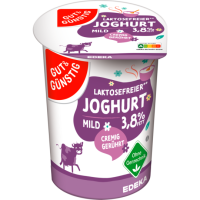 Gut & Günstig Naturjoghurt laktosefrei 3,8% 500g